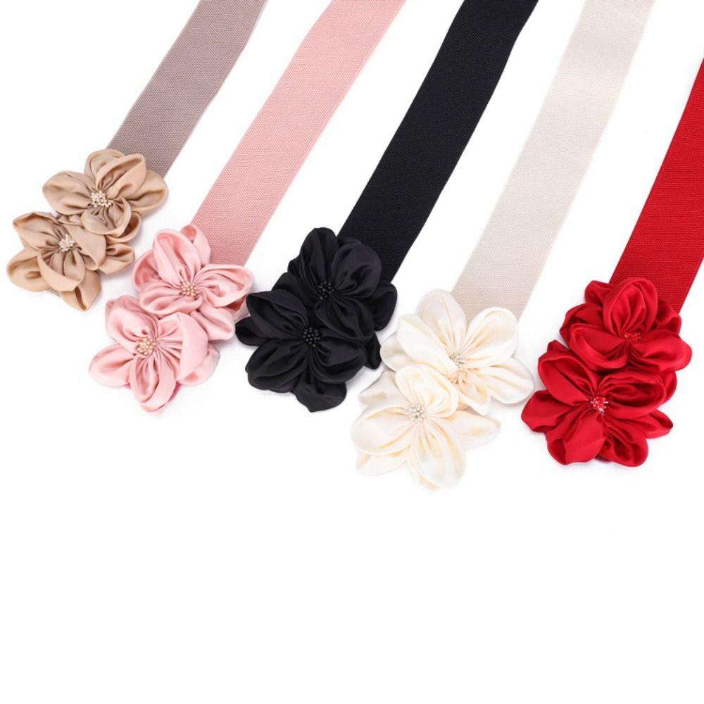 Casual Wide Elastic Belt Chic Ladies Dress Cummerbands Skirt Dress Coat Decor Accessories