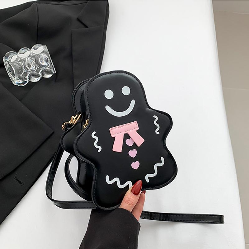 New Kawaii Bag Women Cartoon Shoulder Bag For Women Crossbody Bag Small PU Leather Phone Purse Bag CLE
