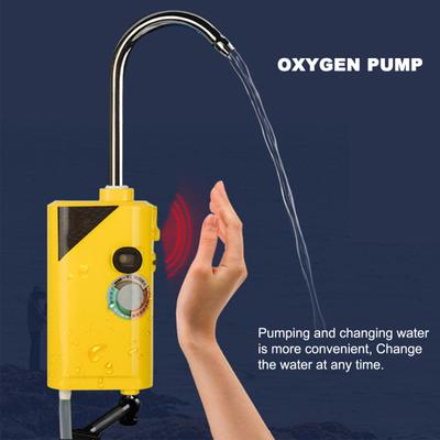 Simple Installation Fishing Air Pump Versatile Portable Oxygen Supply Portable LED Light Water Oxygen Pump