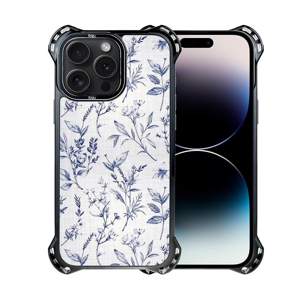 Etui Iphone 14 Pro Max Ibizu Dropguard Ultra Z Magsafe, Pastel Bloom, Lazurowe Szepty