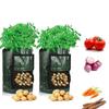 Potato Grow Bag PE Vegetable Onion Planting Bag with Handle Thickened Garden Carrot Taro Peanut Growing Bag Waterproof