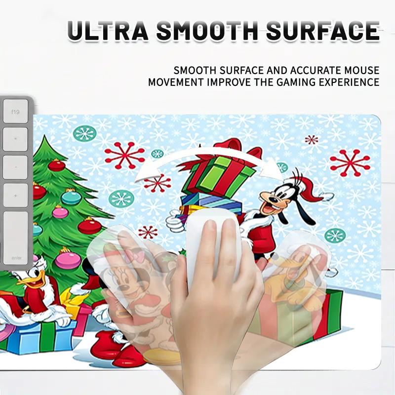 1Pc Christmas Celebration Friends Gaming Mouse Pad Keyboard Desk Mat Non-slip Rubber Lock Edge Waterproof Computer Mousepad for Office Home Decor Y110