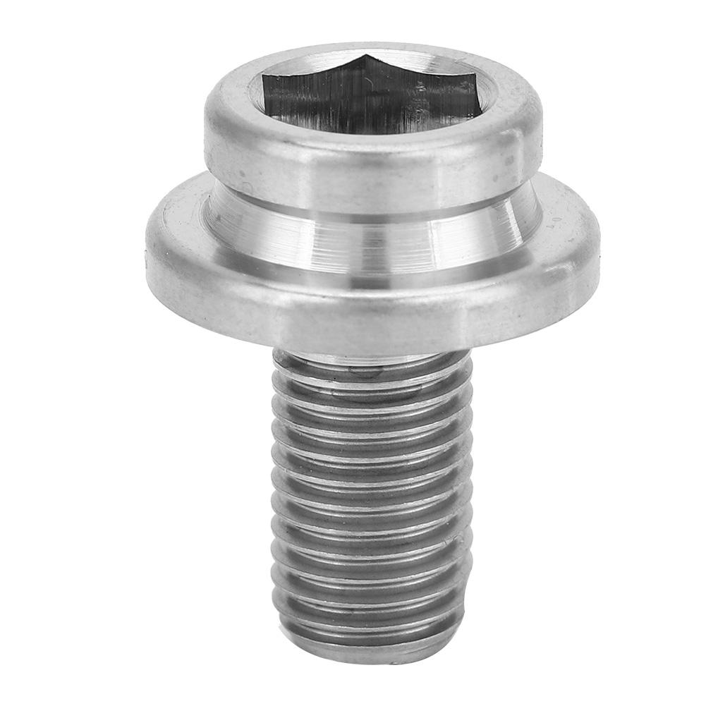 M8*15mm Mountain Road Bike Crank Bolt Bottom Bracket BB Axle Screws Kit with Dust Cap & Washer