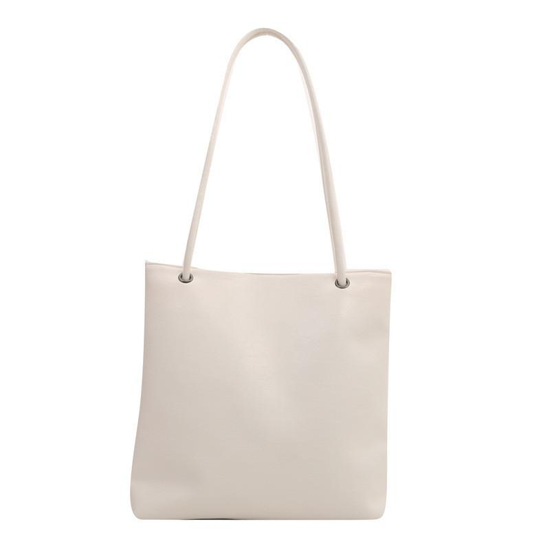 Trendy Street Style Pu Tote Bag With Stitching And Patchwork Details