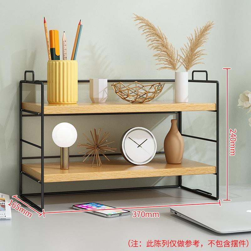 Desktop Storage Rack Office Desk Storage Multi Story Dormitory Desk Dining Table Table Top Shelf Small Bookshelf