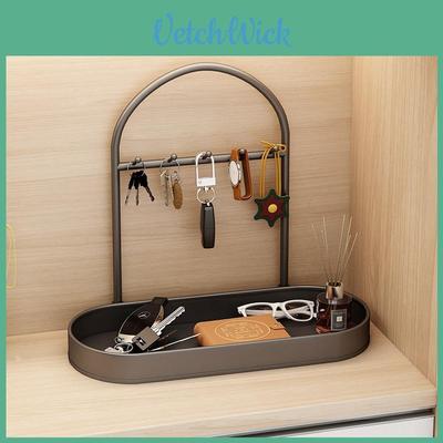 Organizador de Almacenamiento de Llaves Moderno Minimalista Elegante Estante de Entrada Para Decoración del Hogar