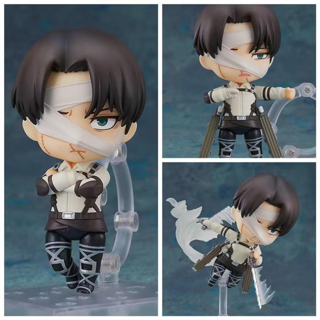 Chibi Nendoroid Attack On Titan: Eren, Hanji, and Mikasa Figures (Final Season)