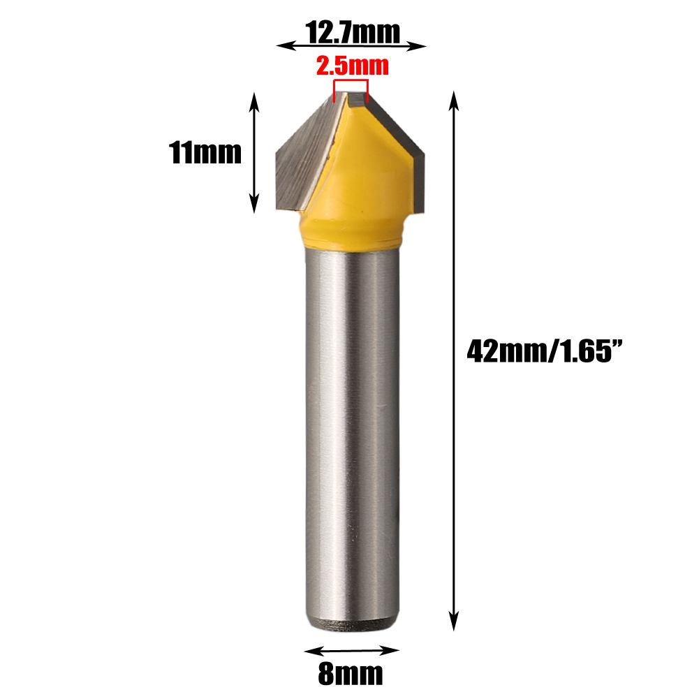 Acrylic Router Bit Chamfer Engraving High Strength MDF