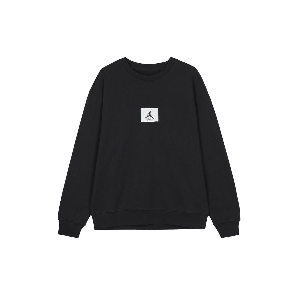 Jordan Sweatshirts Men's Black Crew Neck Moderate Regular FB6935-010