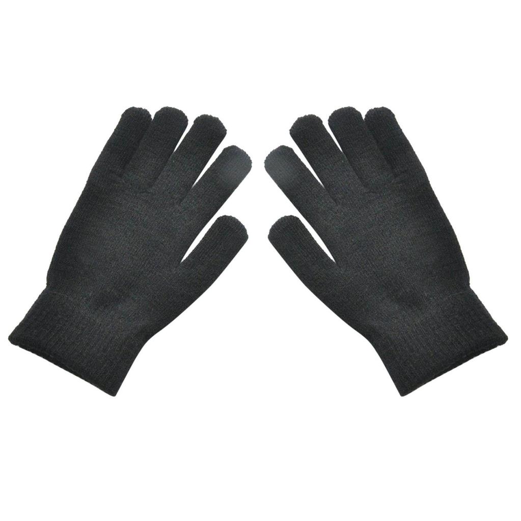 Men's And Women's Knitted Woolen Gloves, Winter Riding Warm And Fleece Gloves