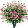 Eucalyptus Small Rose Artificial Purple Flowers - Desktop Decoration