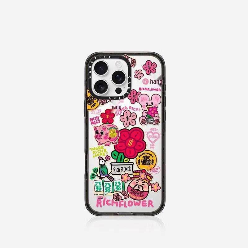 CASETIFY Rich Flower New Year Collection iPhone Case