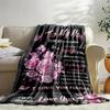 Comfortable Flannel Blanket for Moms Soft Warm Versatile, for Sofas Beds Offices Camping Travel, Ideal All Seasons Gift