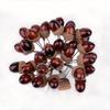 Artificial Mini Foam Fake Nuts Pine Cones 6Pcs Set for Christmas Wedding Tree Vegetable Berry Flowers Decor