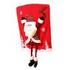 Snowman Santa Claus Elk Deer Chair Cover Christmas Chair Cover Christmas Table Decoration Dining Chair Cover Xmas Party Supplies