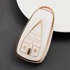 Changan Car Key Case for CS75: Gold-Edged Oshan TPU Key Cover