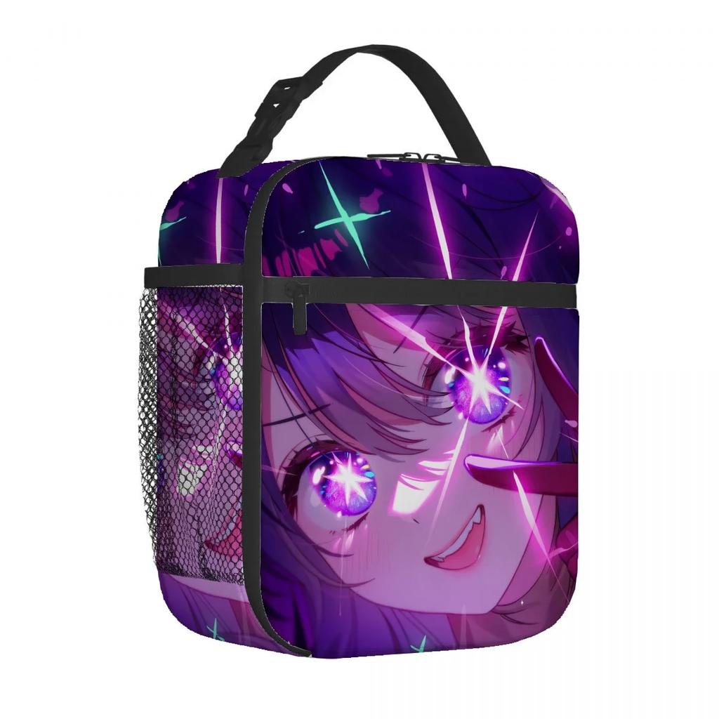 Oshi No Ko Anime-Lunchtasche, tragbar, aus dicker Aluminiumfolie isoliert, wasserdicht, ideal als Geschenk.