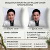 Tony Leung Chiuwai Cushion Cover 1 Piece Short Plush Pillowcase, Soft And Washable, Mostly Used For Sofa, Car
