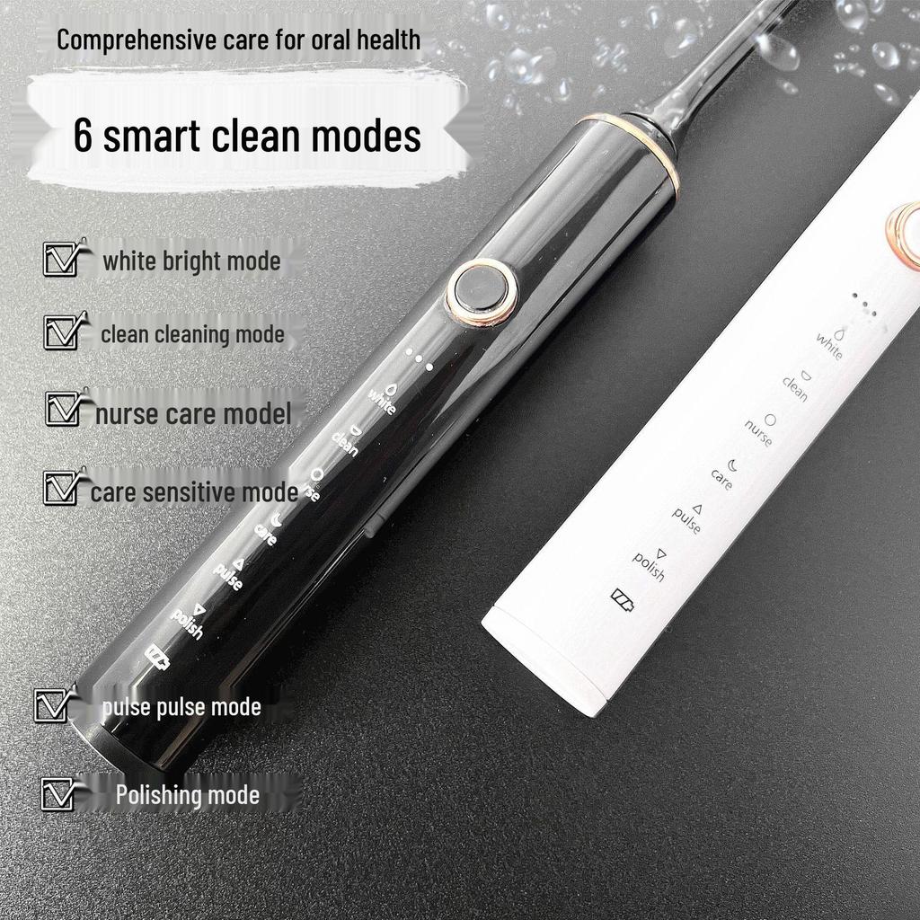 X-18 Smart Electric Toothbrush: 6-Speed Hot Item for Couples