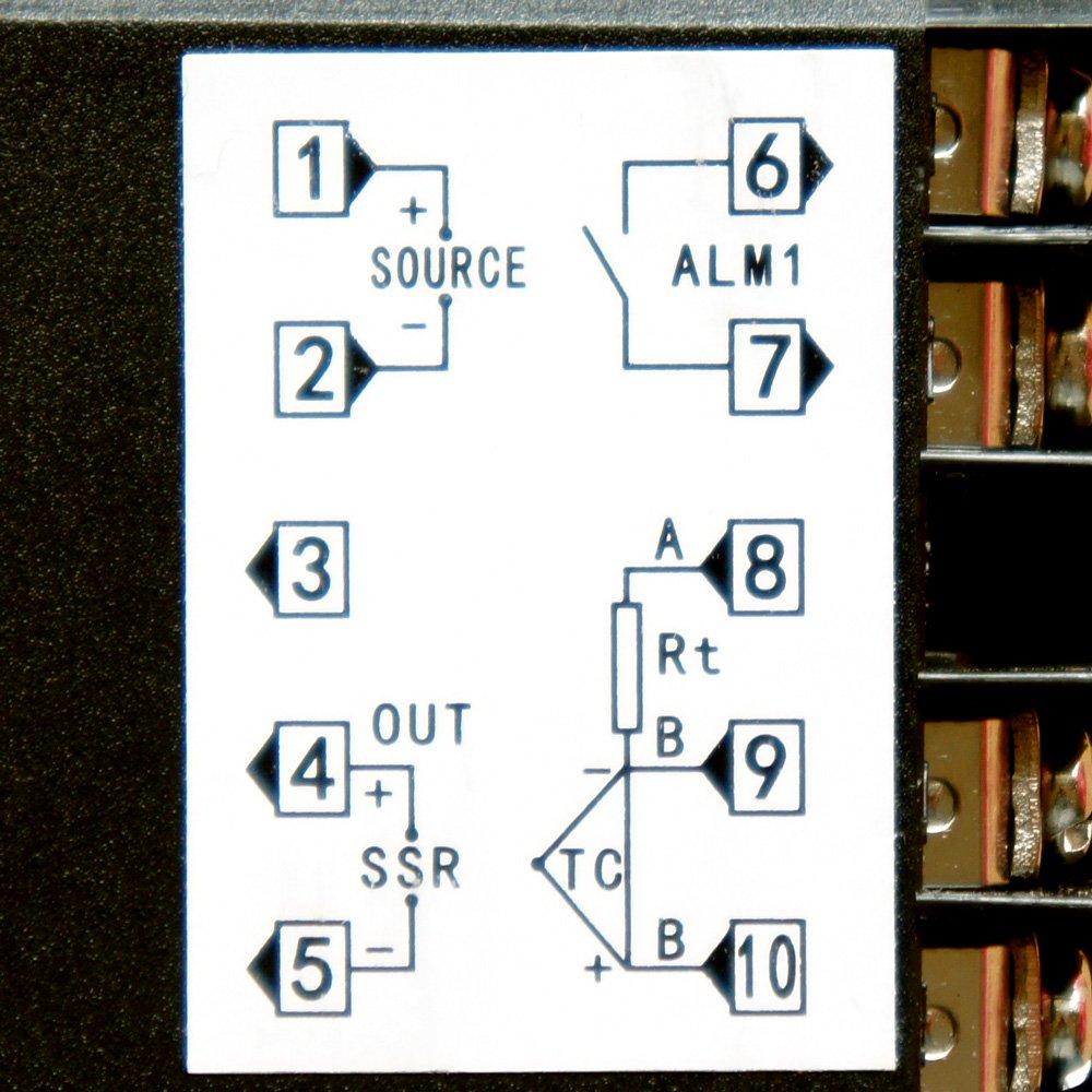 Zmart Digital Thermostat Relay Switch for PID Temperature Controller 40A SSR Heatsink Thermocouple K Includes Original Japanese Specification Sheet