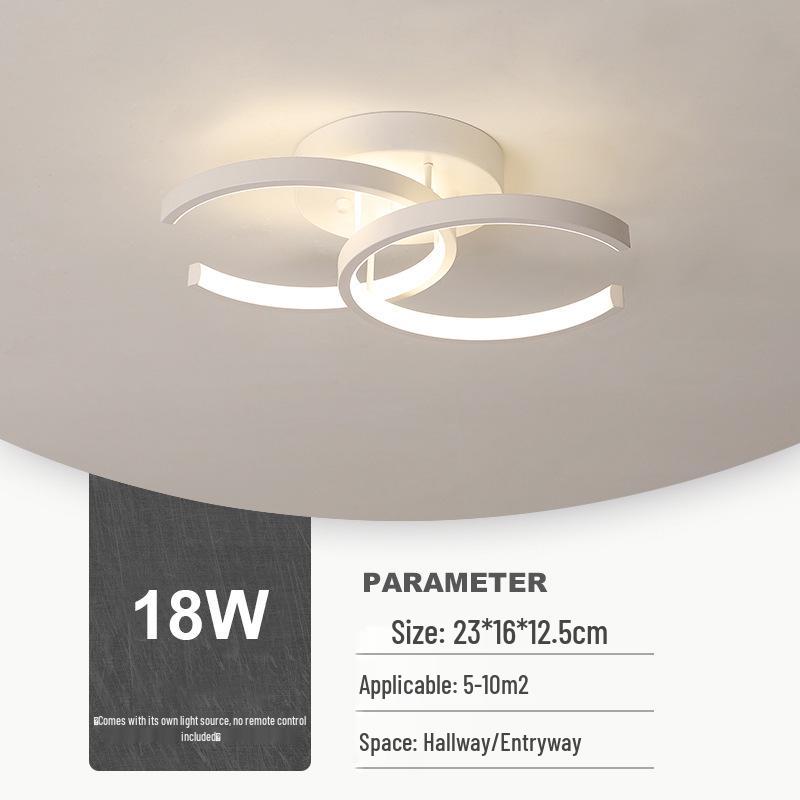 Modern Minimalist Ceiling Light for Living Room, Bedroom, Hallway, or Balcony