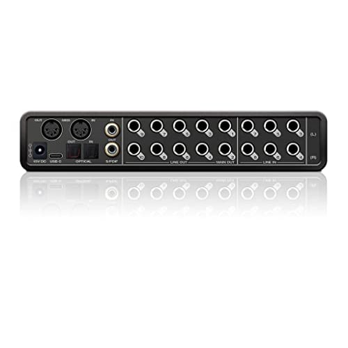 MOTU UltraLite Mk5 18-in, 22-out USB-C Audio Interface, Digital Mixer and AD/DA Converter, USB-DAC, Game Streaming Equipment, iPhone/iPad Compatible,