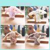 Cute Adorable Plush Bunny Keychain Soft Toy Cartoon Bag Hanging Decor Accessory