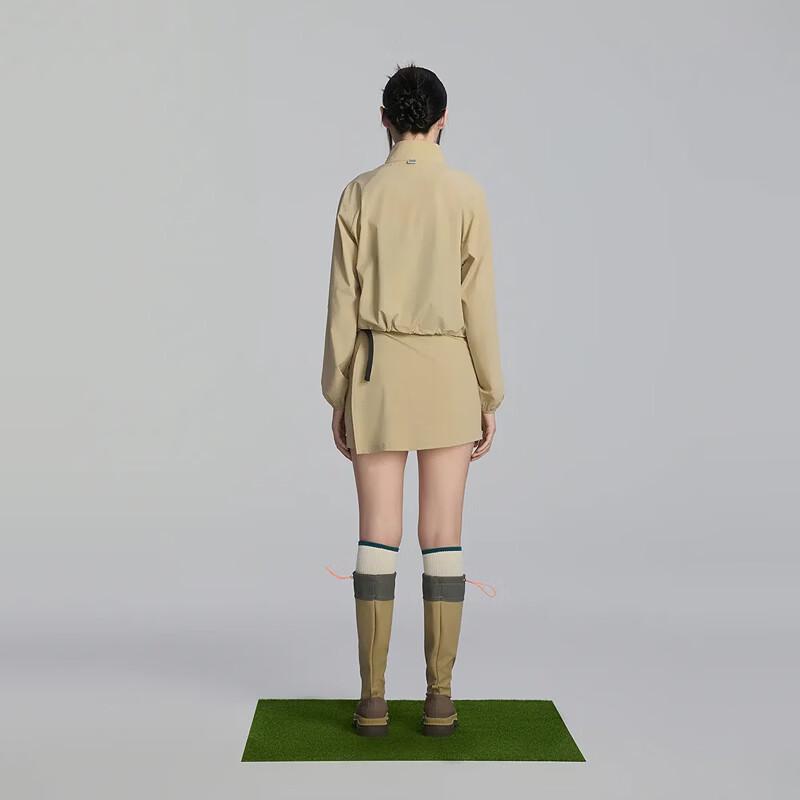 Baudewede Women s Woven Drawstring Skirt Pants 160/68