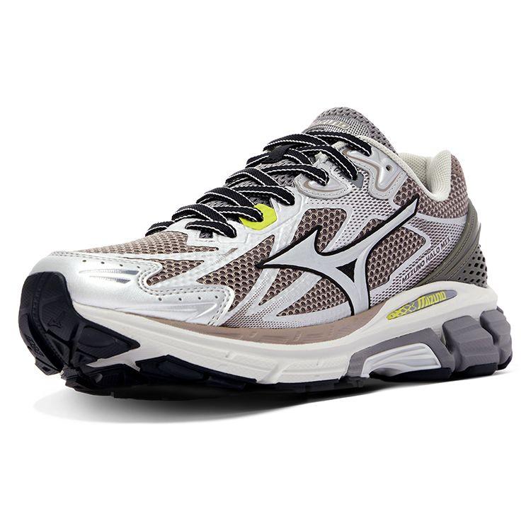Mizuno Halo Mix Unisex Low Top Running Shoes Meteor Gray Mesh D1GH240803