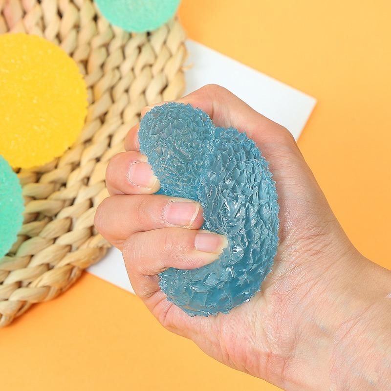 Squishy Ice Ball Maltose Fidget Toy Soft Multicolor Texture Pinch Pop Fidget Toys Slow Rebound Push Stress Relief Sensory Toy