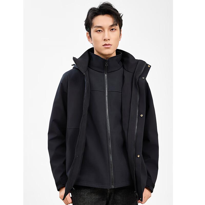 G·TENNA DX-J25545 Men's 3-in-1 Fleece Casual Jacket