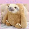 Adorable New Cute Giant Sloth Stuffed Plush Animal Doll Soft Toy Cushion Gift For All Ages