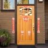 Chinese New Year Door Stickers 2025 Year of The Snake Paper Spring Festival Couplets Home Decor Wall Stickers Easy Peel
