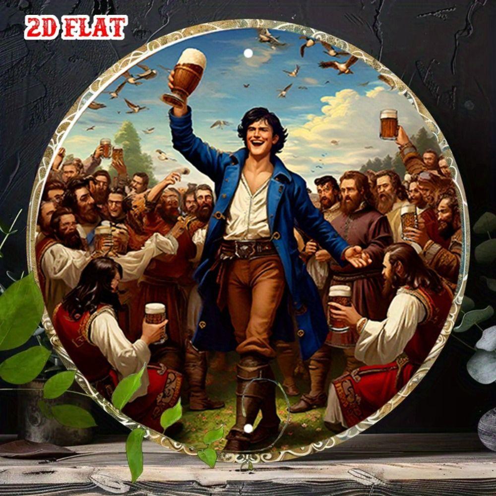 Metal Tin Sign Retro Art 20x20cm Home Wall Decor
