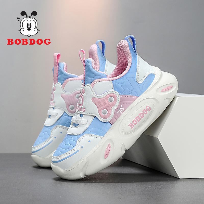 Babu Bean Klasskamrat Flickor Sneakers 2025 Ny Höst och Vinter Läder Vattentäta Barns Fritids Löparskor Flickor