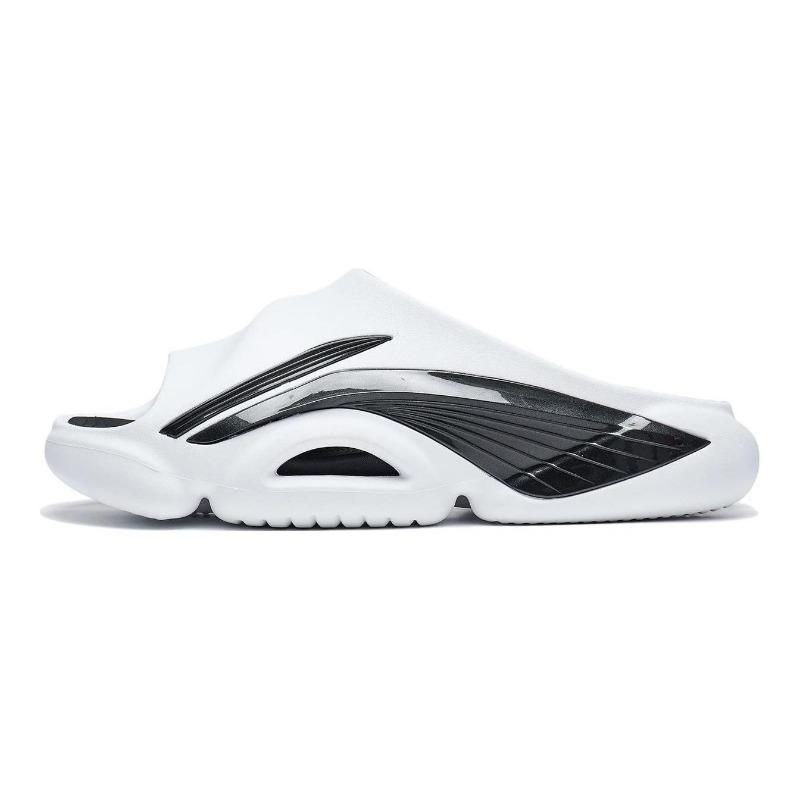 LiNing BADFIVE Slide men slide slippers white black EVA sole ABTT003-1 41
