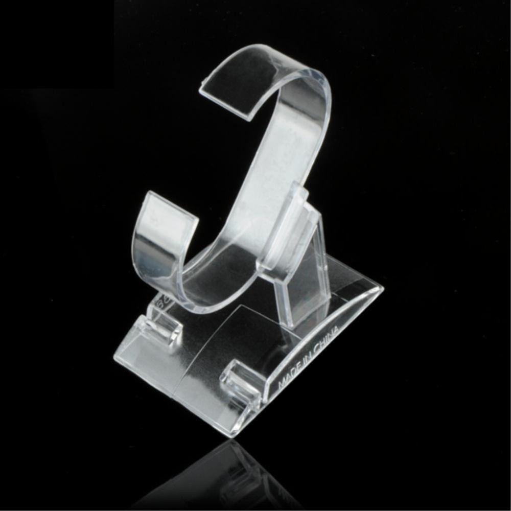 Clear Watch Rack C-type Watch Storage Holder Universal Bangle Cuff Bracelet Organizer