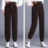 Thick Women's Plush Pants Winter New Loose Versatile Extra Thick Warm Pants Extra Thick Lamb Fleece Women's Harlan Pants