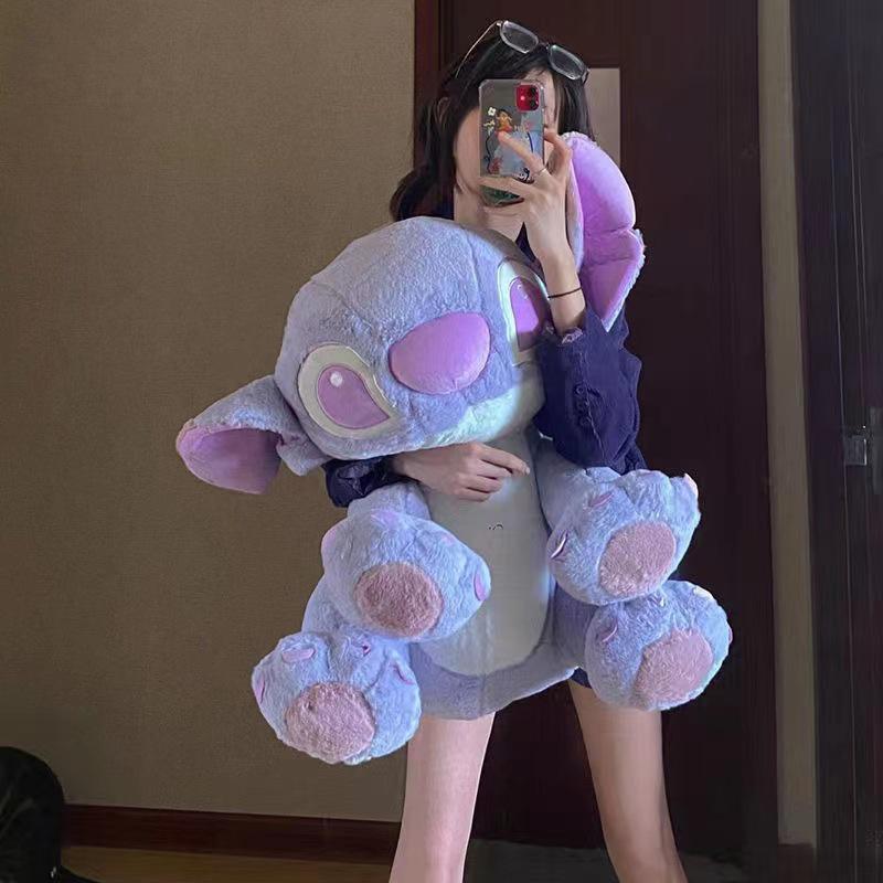 Large Purple Stitch Plush Toy - Perfect Gift for Girlfriend, Best Friend, Valentine's Day, or Birthday