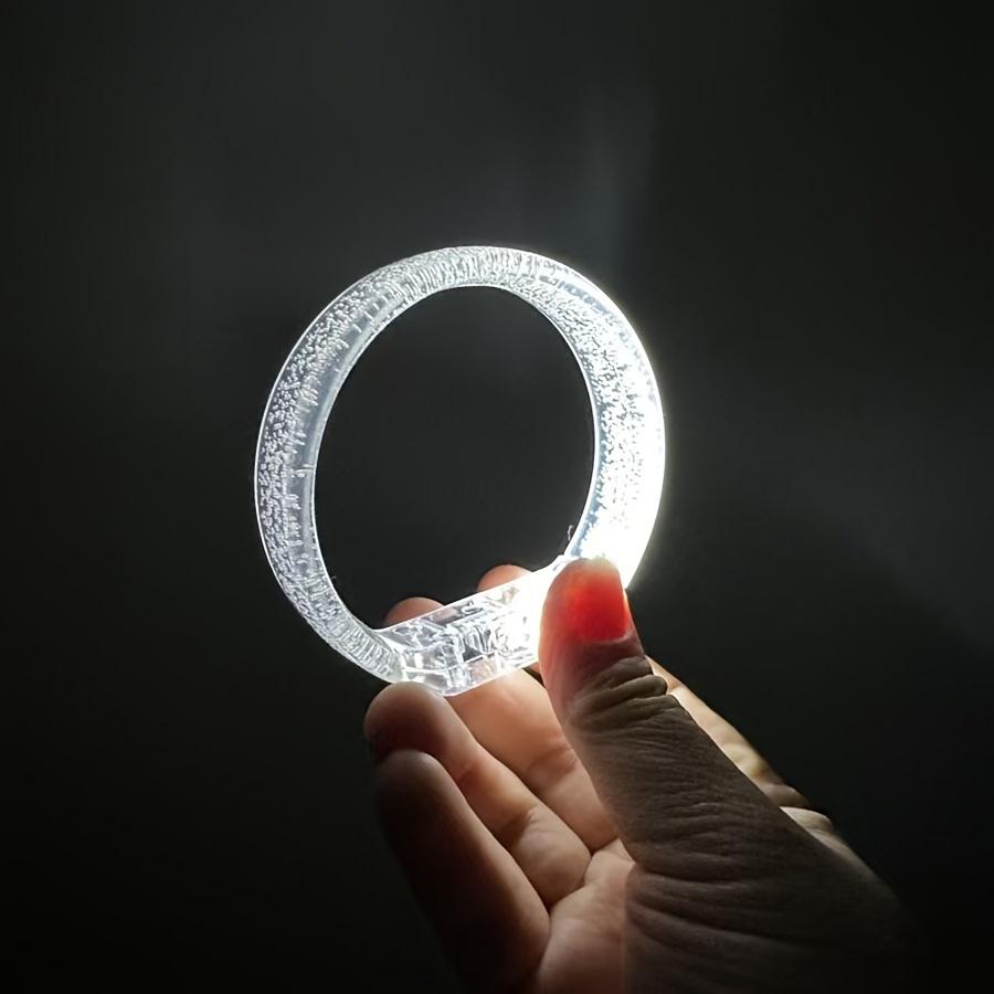 10Pcs LED Luminous Bracelets LED Light Up Bracelets Glow In The Dark Neon Bangle Party Favors Concert Supplies Luminous Wristbands