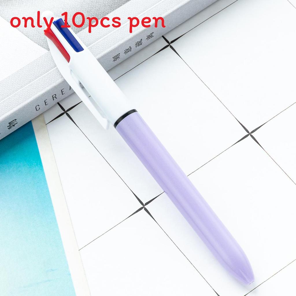Multicolor Push Pen With Bullet Tip For Students And Office Use