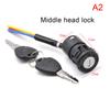 Ignition Switch Key Power Lock Universal Electric Bicycle Biking Portable Dustproof Cycling Parts For Electric Scooter