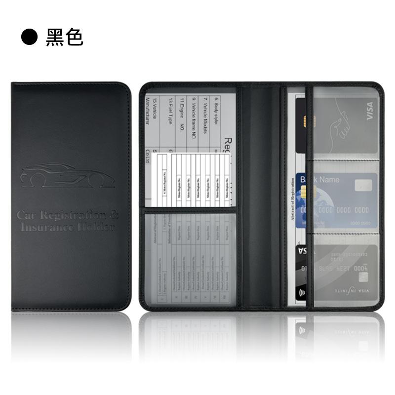 Pu Leather Driver s License Holder High Quality Driver s License Case Bank Card Cover Id Card Holder Driver s License Cover чёрный