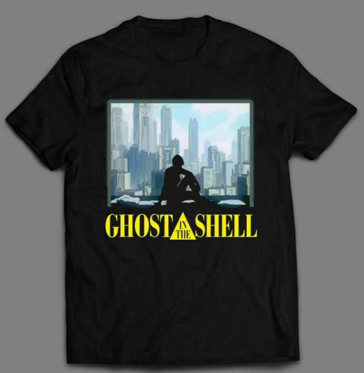 Ghost In The Shell Anime Tshirt S разноцветный