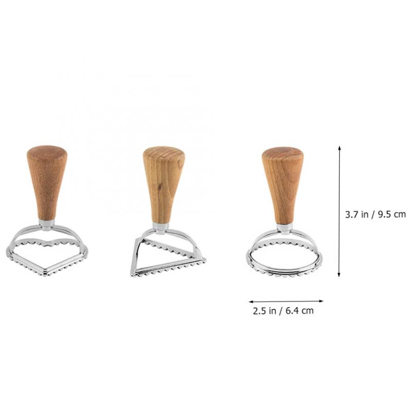 3pcs Heart Cake Cutters For Baking Desserts And Pastry Making