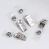 10/20/50pcs 4 Styles Reel Skipping Metal Pull Card Holders Kawaii Clips ID Card Badge Lanyard Clip