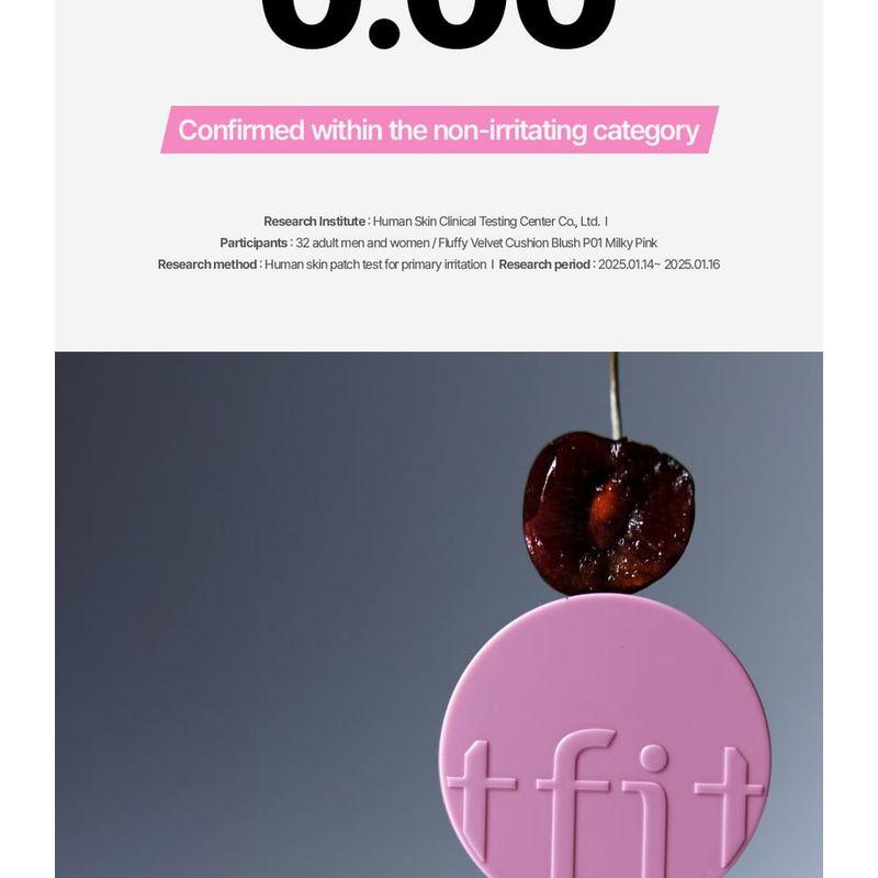 TFIT - Fluffy Velvet Cushion Blush - 7 Colors