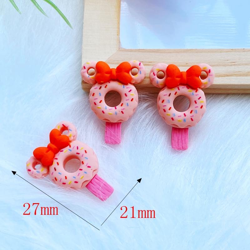 

8Pcs New Mini Cute Simulation Ice Cream Flat Back Resin Cabochons Scrapbooking DIY Jewelry Craft Decoration Accessorie Q20