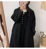 Women's Plus Size Mid-Length Wool Coat - New Korean Style for Autumn/Winter