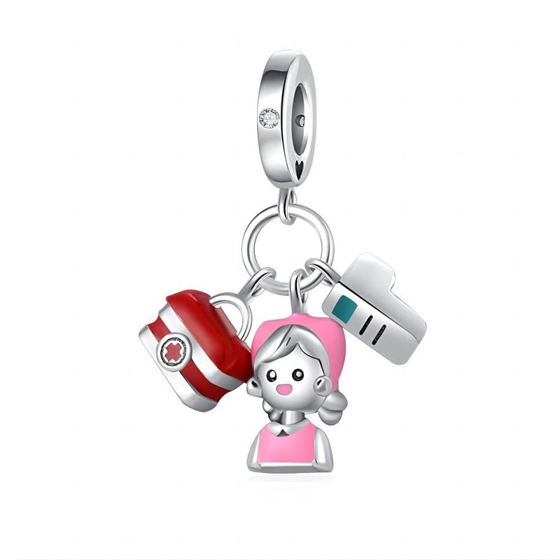 Multiple Series Charm Bead Pendant Applicable To European Plating Copper Jewelry & Diy Making Unique Fine Bracelet Gift